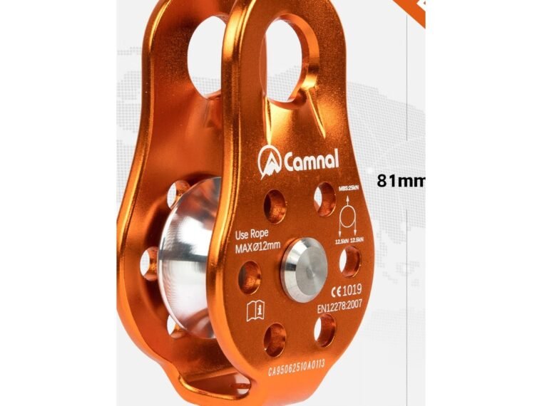 Aluminium Pulley Block, 25kN — Orange Aluminium Pulley Block, 25kN — Orange