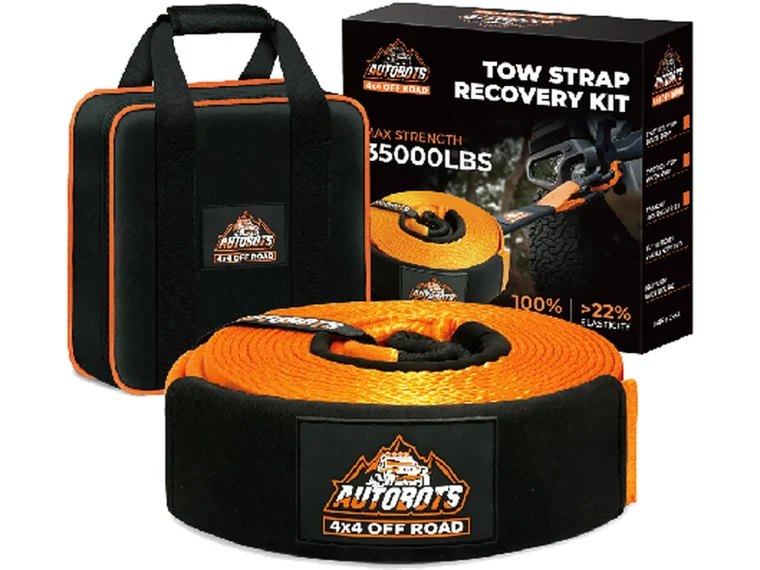 Polyester Tow Strap Kit — 3" x 20ft / 30ft, Four Configurations Polyester Tow Strap Kit — 3″ x 20ft / 30ft, Four Configurations