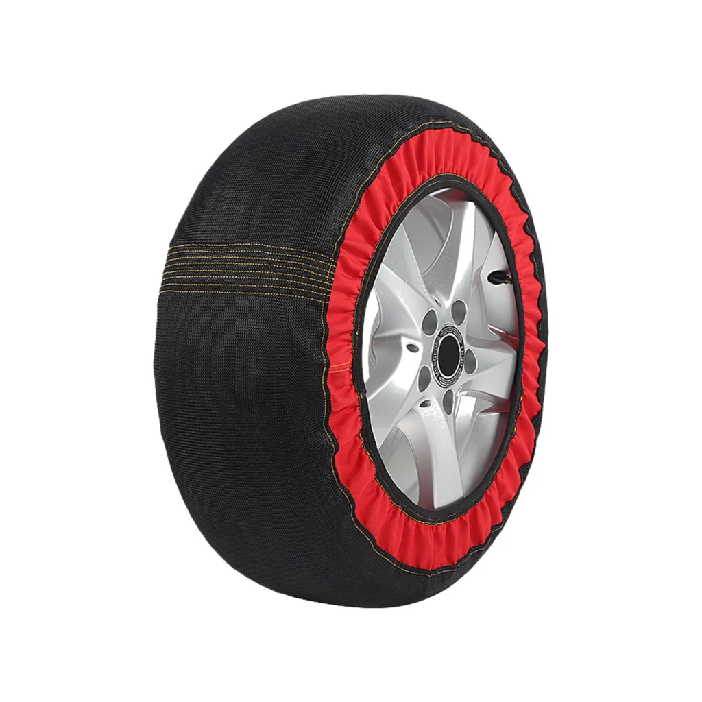Two-Tone Spliced Tire Sock — 6-Piece Set — SPL-01 rubber snow chain press fastener