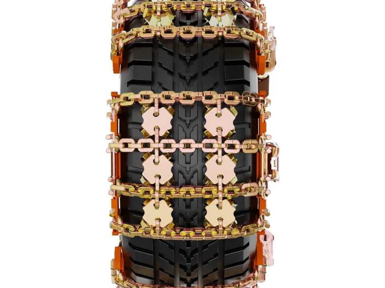 Twin-Row Snow Chain — 6-Piece Set — TPU-W01 Twin-Row Snow Chain — 6-Piece Set — TPU-W01
